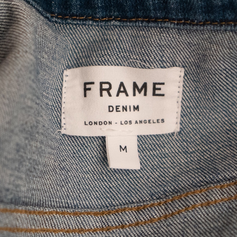 FRAME Classic blue denim jacket - Picture 12 of 15